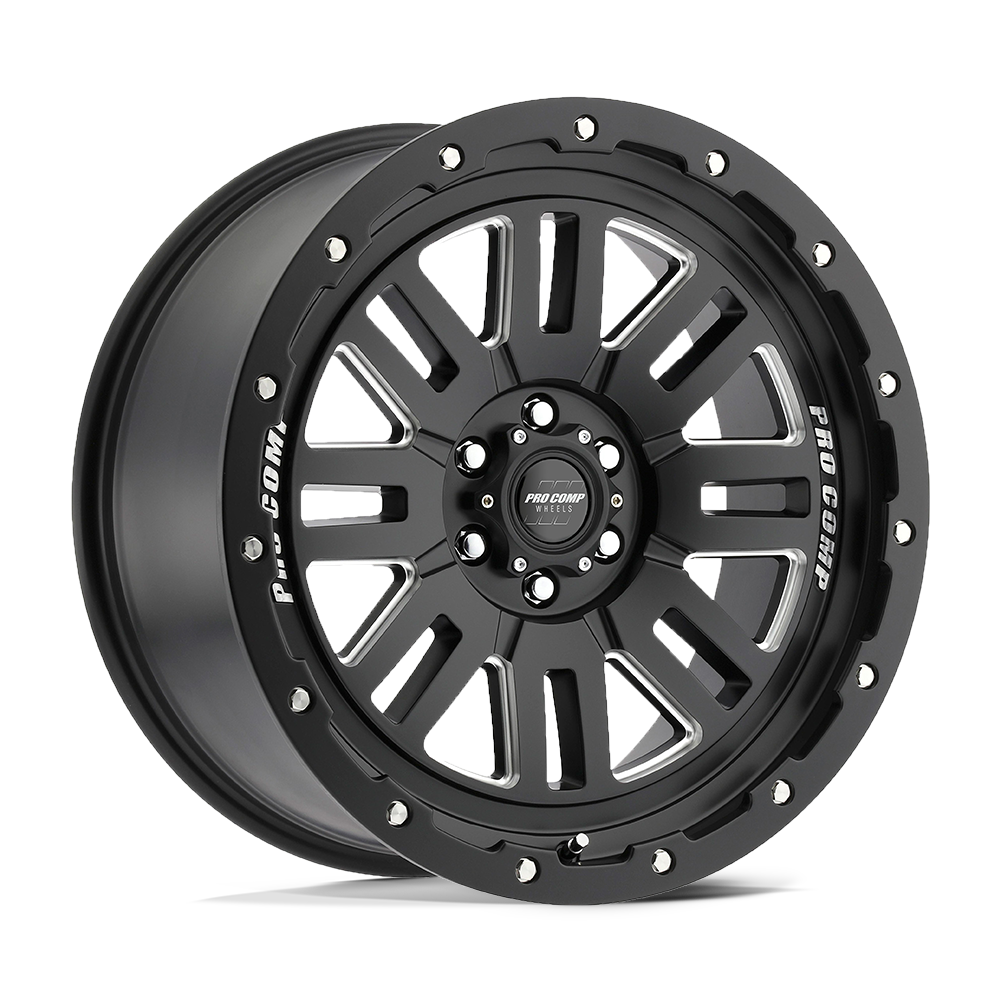 Pro Comp Pa61 Cognos 17x9 6x139.7 -6 108 Satin Black Milled