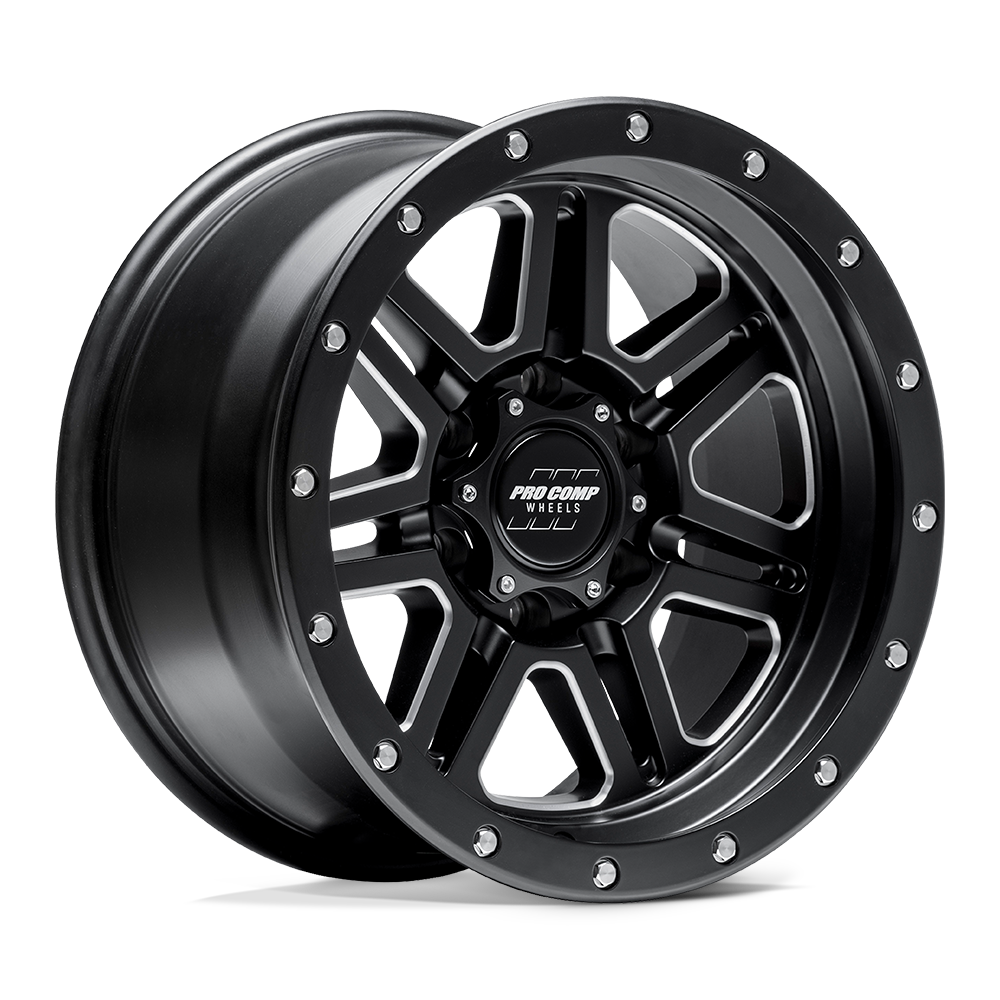 Pro Comp Pa62 Apex 20x10 5x139.7 -18 108 Satin Black Milled