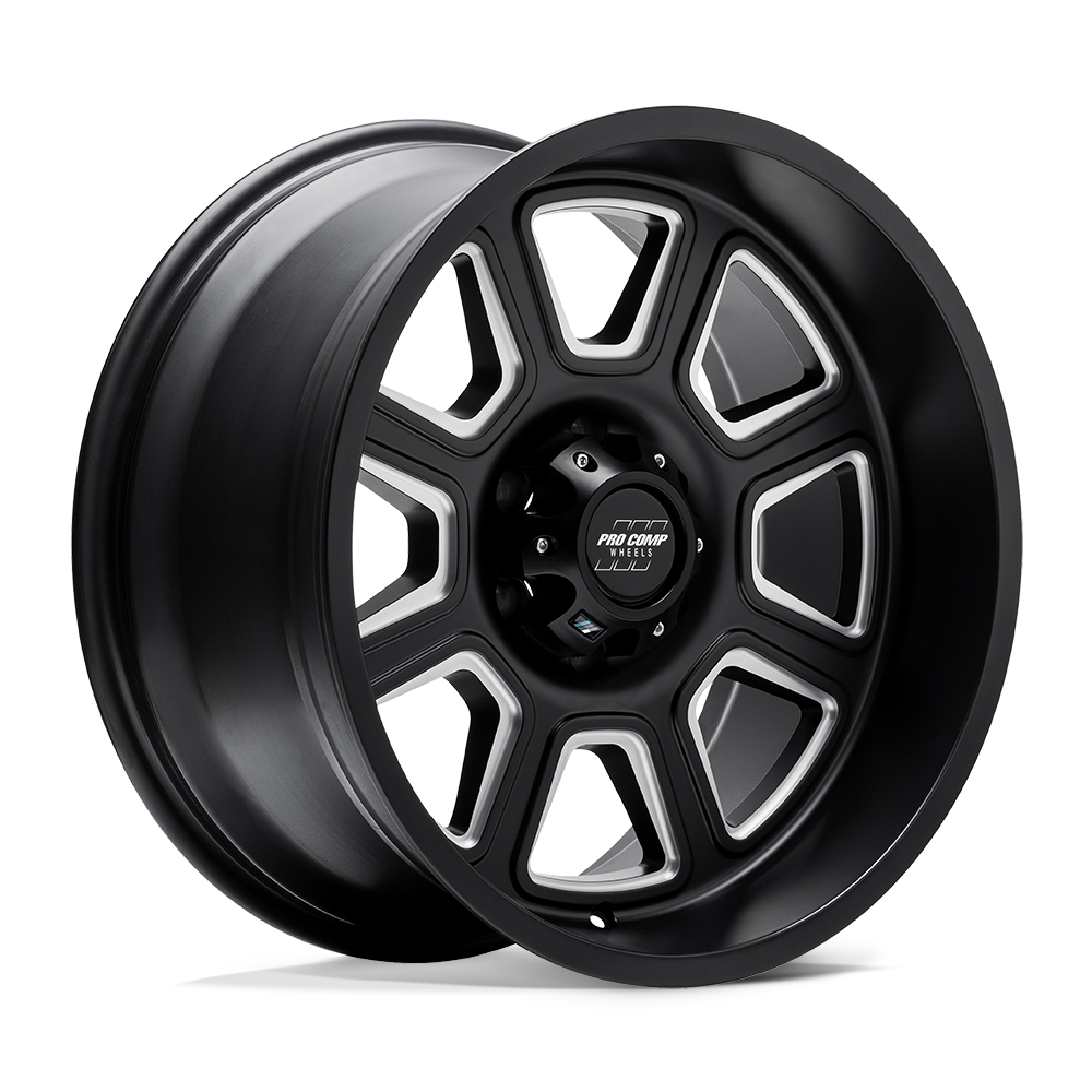 Pro Comp Pa64 Gunner 17x9 5x127 -6 71,5 Noir satiné fraisé