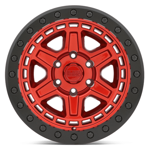 Black Rhino Reno 17x9 6x139.7 -12 112.1 Candy Red W / Black Ring & Bolts