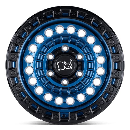 Black Rhino Sentinel 20x9.5 6x114.3 12 76.1 Cobalt Blue W / Black Ring