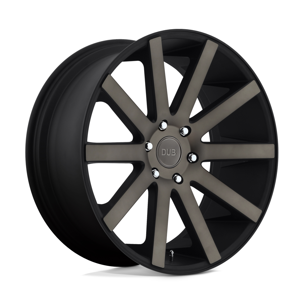 Dub 1pc S121 Shot Calla 22x9.5 6x139.7 20 106.1 Matte Black Double Dark Tint