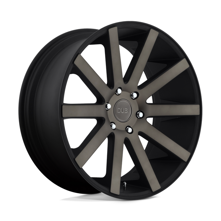 Dub 1pc S121 Shot Calla 22x9.5 6x139.7 20 106.1 Matte Black Double Dark Tint