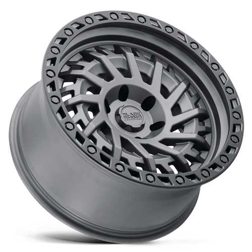 Black Rhino Shredder 17x9 6x139.7 0 112.1 Matte Gunmetal W / Black Ring