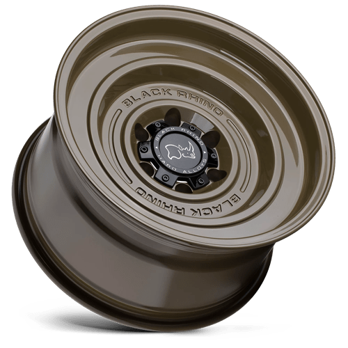 Black Rhino Solid 17x9.5 6x139.7 -12 112.1 Gloss Alligator Green