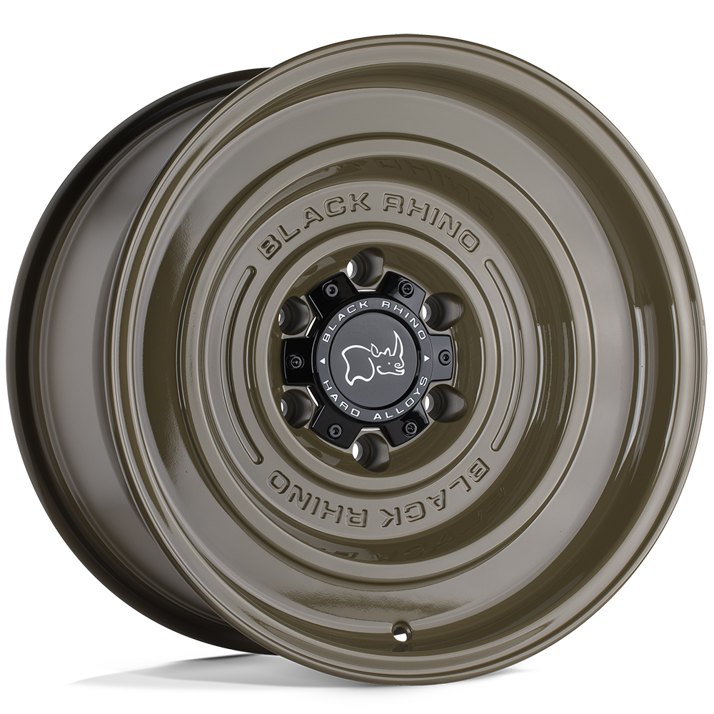 Black Rhino Solid 17x9.5 6x139.7 -12 112.1 Gloss Alligator Green
