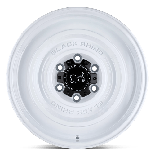 Black Rhino Solid 17x9.5 6x139.7 -12 112.1 Gloss White