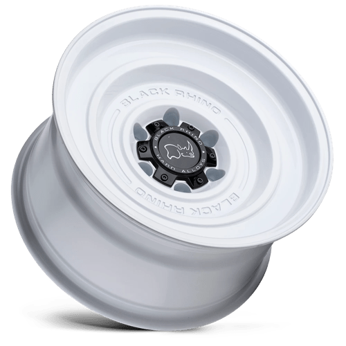 Black Rhino Solid 17x9.5 6x139.7 -12 112.1 Gloss White