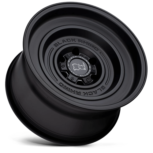 Black Rhino Solid 17x9.5 5x127 -18 71.5 Matte Black