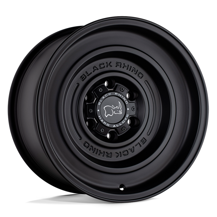 Black Rhino Solid 17x9.5 5x127 -18 71.5 Matte Black