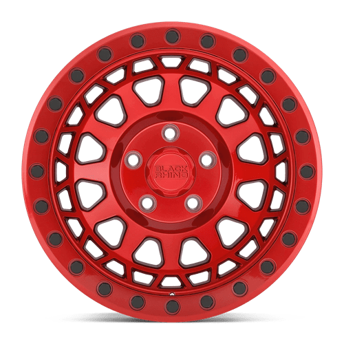Black Rhino Primm 17x9 8x170 0 125.1 Rouge Bonbon Avec Boulons Noirs