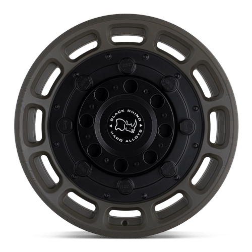 Black Rhino Warthog 17x8.5 5x127 -18 71.5 Matte Olive Dab Green With Black Center