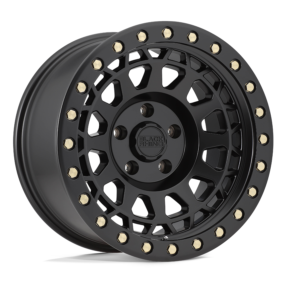 Black Rhino Primm 20x9.5 8x170 0 125.1 Matte Black Brass Bolts