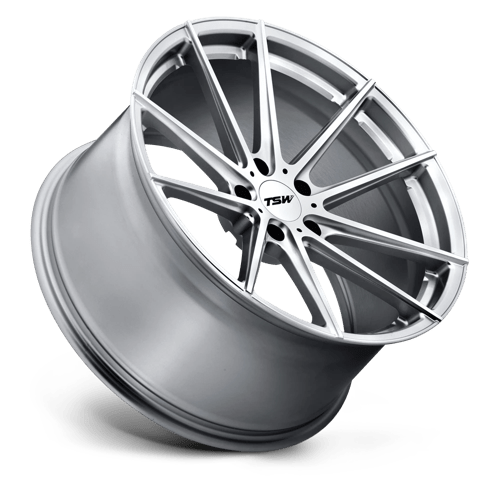TSW BATHURST 19X9 5X114.3 30 76.1 ARGENT AVEC FACE COUPE MIROIR