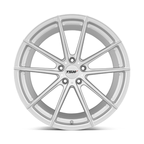TSW BATHURST 19X8.5 5X114.3 15 76.1 ARGENT AVEC FACE COUPE MIROIR