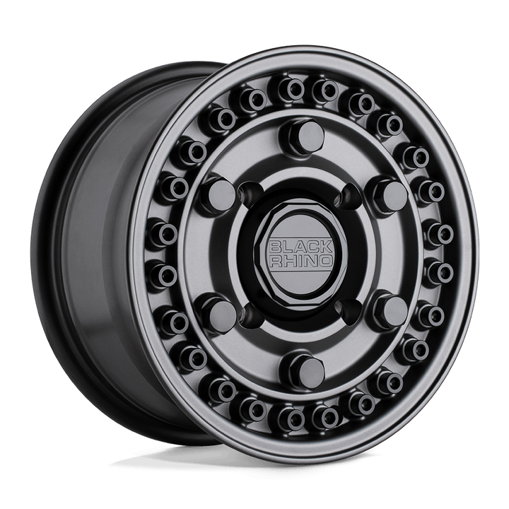 Black Rhino Powersports Armory UTV 14x7 4x137 51 106.1 Gun Black