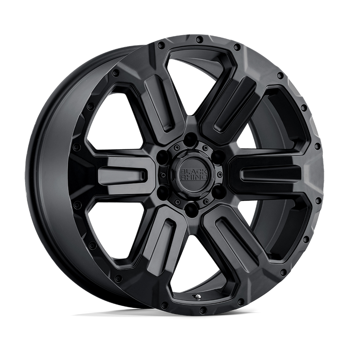 Black Rhino Wanaka 18x9 6x135 12 87.1 Noir Mat