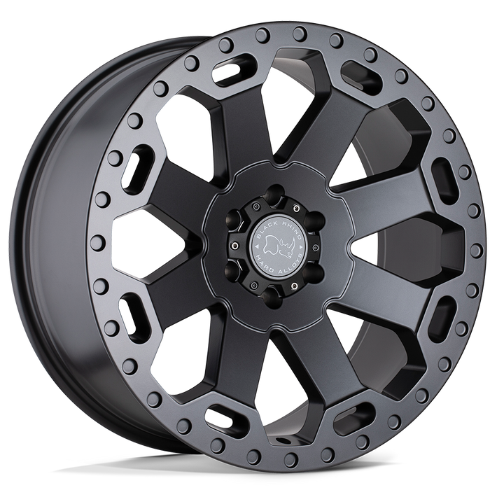 Black Rhino Warlord 17x8 5x120 35 76.1 Bronze Mat