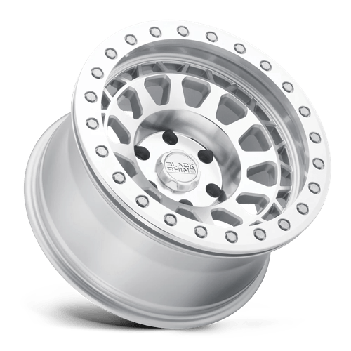 Black Rhino Primm 20x9.5 6x139.7 12 112.1 Silver W / Mirror Face & Machined Ring