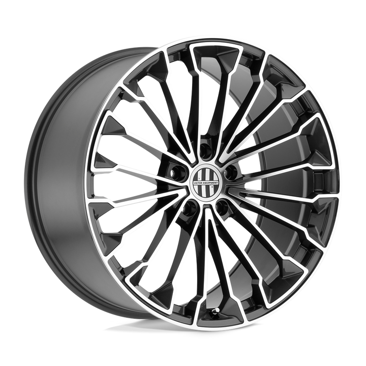 Victor Equipment Wurttemburg 18x8.5 5x130 45 71.5 Gunmetal avec face coupée miroir