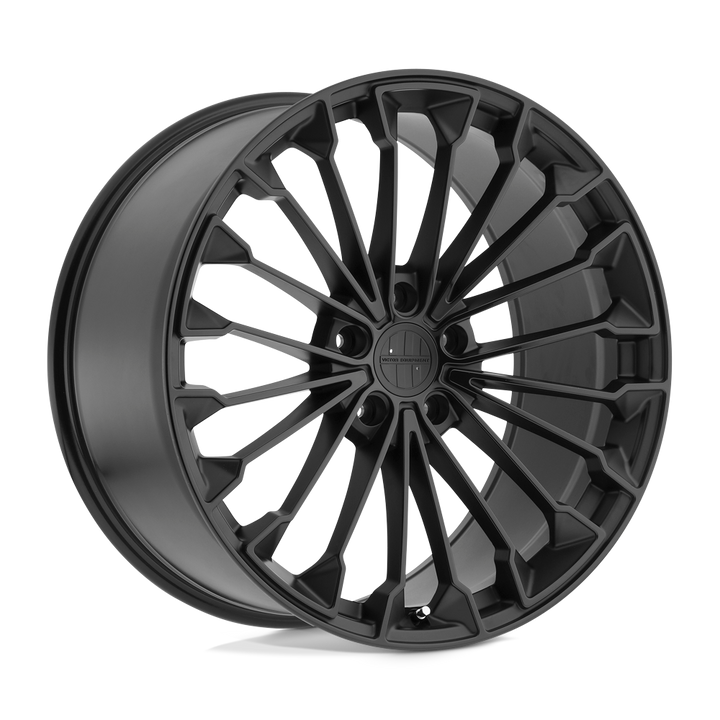 Victor Equipment Wurttemburg 18x10.5 5x130 55 71.5 Noir Mat Avec Face Noir Brillant