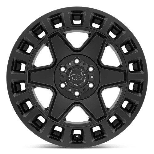 Black Rhino York 17x8 5x127 30 71.5 Matte Black