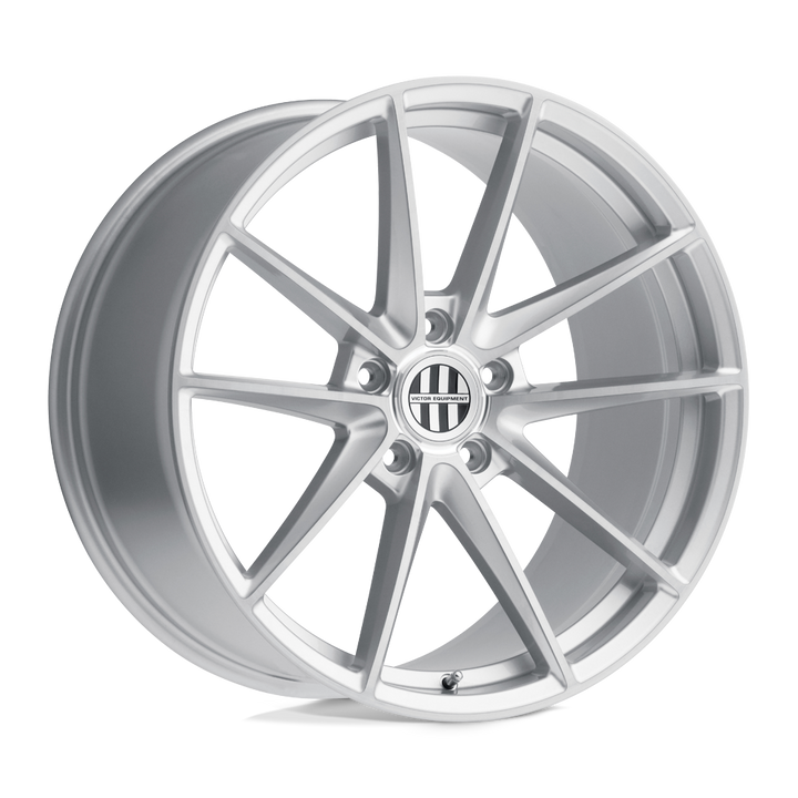 Victor Equipment Zuffen 19x10 5x130 50 71.5 Silver W / Brushed Face