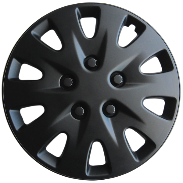 DAI Snap-On Hubcaps - 17'' Black - Set Of 4