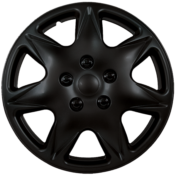 DAI Snap-On Hubcaps - 17'' Black - Set Of 4