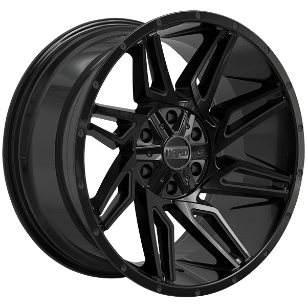 RUFFINO HARD VOODOO 20X10.0 6X135/6X139.7 -12  GLOSS BLACK