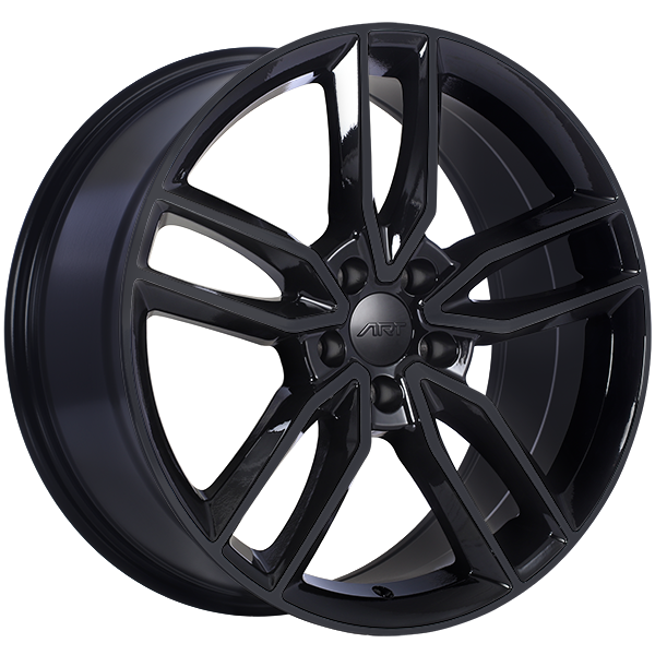 ART REPLICA 177 17X7.5 5X112 35 66.6 GLOSS BLACK