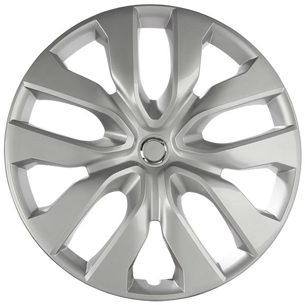 DAI Snap-On Hubcaps - 17'' Silver - Set Of 4