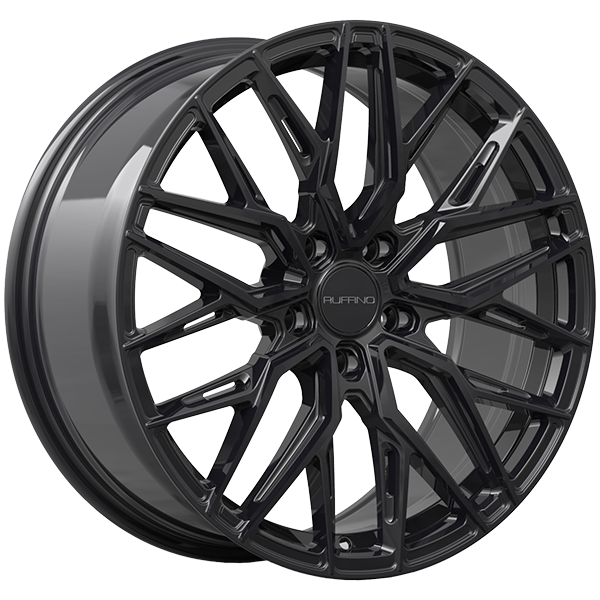 Ruffino Glory 19x8.5 5x114.3 35 73.1 Gloss Black