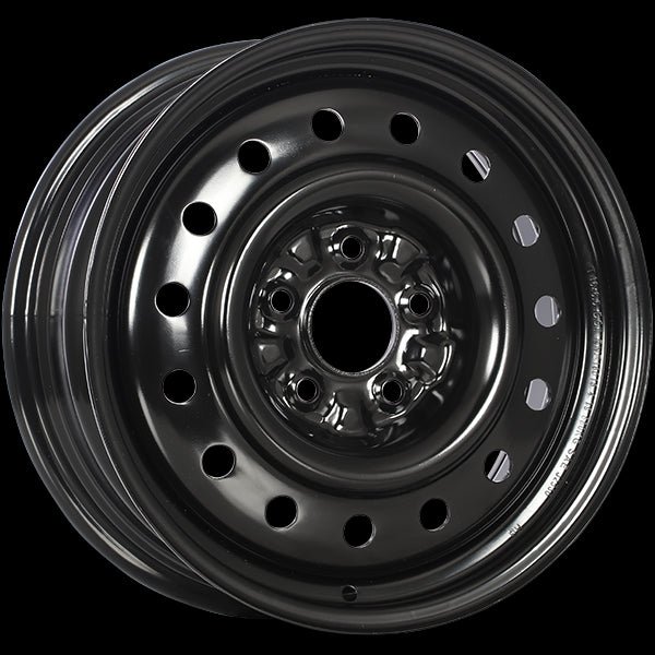 RNB Steel Wheel 16x6.5 5x114.3 40 66.1 Black E-Coating