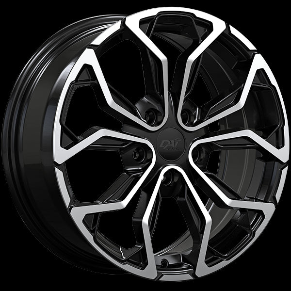 DAI Muse 17x7 5x105 39 56.6 Gloss Black - Machined Face