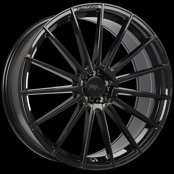 720 Form FF12 20x9 5x108 40 63.4 Gloss Black