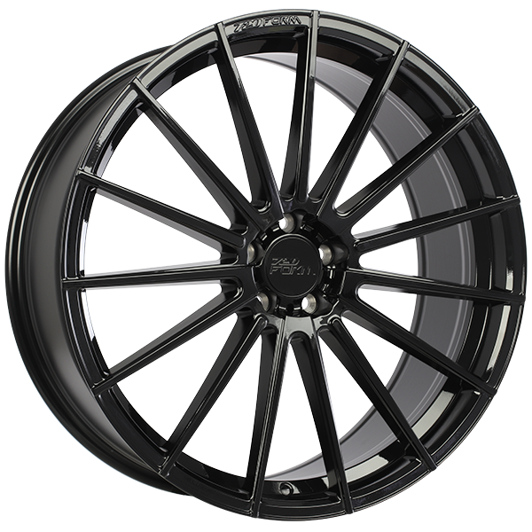 720 Form FF12 22x9 5x114.3 35 73.1 Gloss Black