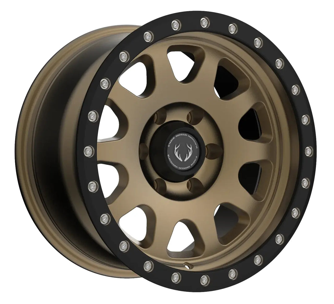 BLACKHORN OFFROAD BH02 17X9 6X139.7 12 106.1 BRONZE / BLACK LIP