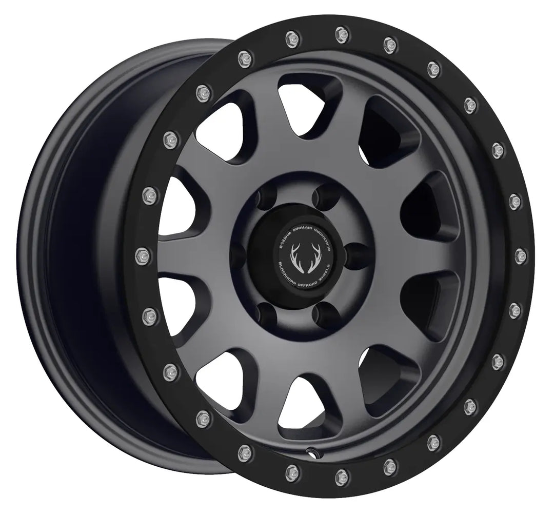 BLACKHORN OFFROAD BH02 17X9 6X135 12 87.1 GUNMETAL / BLACK LIP