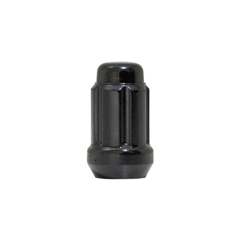 GORILLA Small Diameter Spline Lug Nut - 10-1.25 BLK BULK