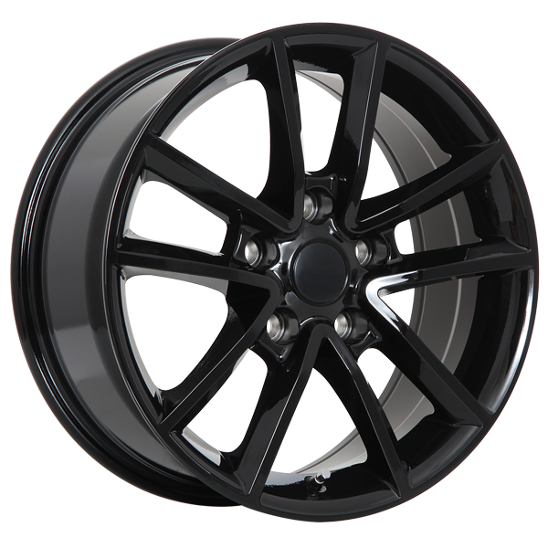 ART REPLICA 48 17X7.5 5X127 35 71.5 GLOSS BLACK - TheWheelShop.ca