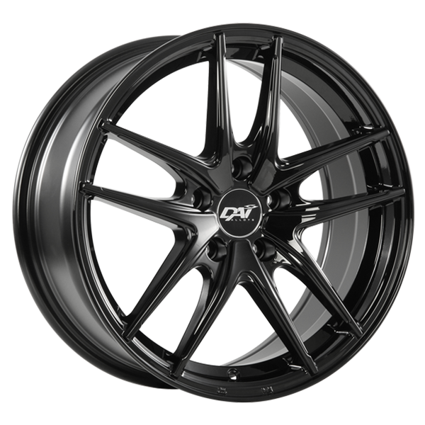 DAI WHEELS APEX 15X6.5 4X100 42 73.1 GLOSS BLACK - TheWheelShop.ca