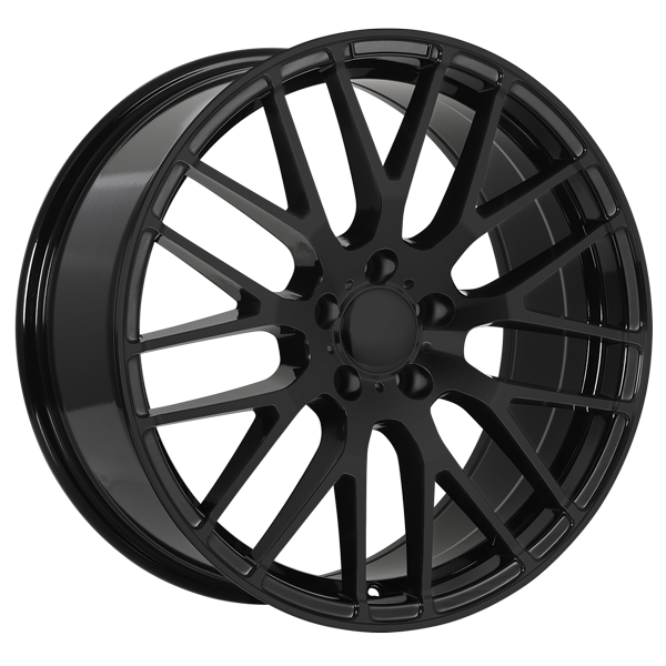 ART REPLICA 134 19X8.5 5X112 40 66.6 GLOSS BLACK - TheWheelShop.ca