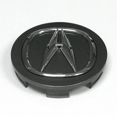 OEM Acura Cap- Gunmetal With Chrome Crest