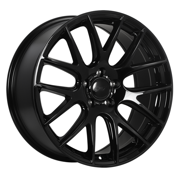 DAI WHEELS AUTOBAHN 19X8.5 5X120 35 72.6 GLOSS BLACK - TheWheelShop.ca