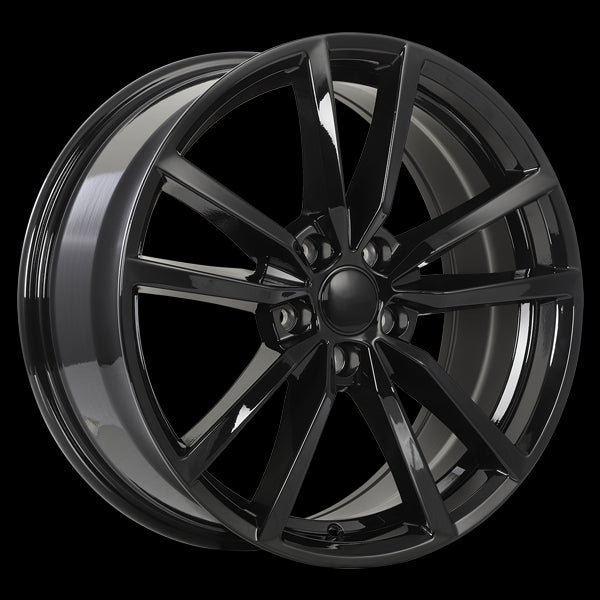 ART REPLICA 75 19X8.0 5X112 45 57.1 GLOSS BLACK - TheWheelShop.ca