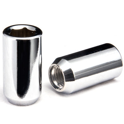 Tuner Chrome Nut 1PC 60° Seat-1/2" RH-17/19/21mm Hex-Premium