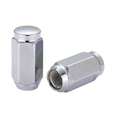 Acorn Duplex Chrome Nut 1PC 60° Seat-14x1.50mm-22mm Hex-Premium