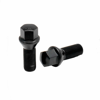 Acorn Black Bolt 60° Seat-12x1.50mm-27mm Shank-17mm Hex-Premium