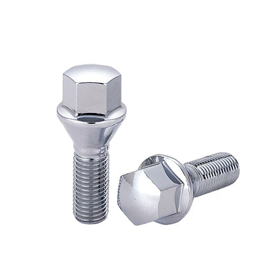 Acorn Chrome Bolt 60° Seat - 14x1.50mm - 27mm Shank - 19mm Hex - Premium